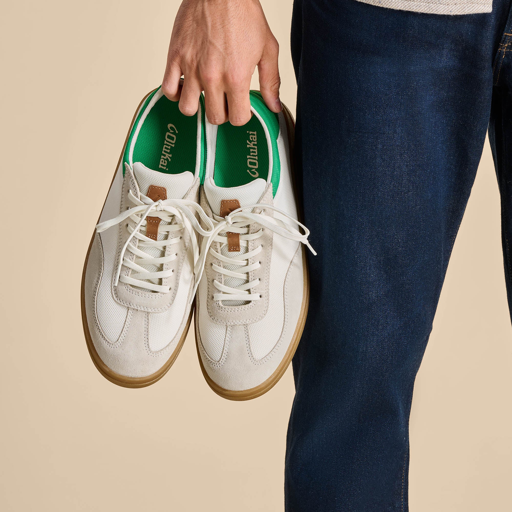 Pūnini - Off White / Bamboo - Image 4