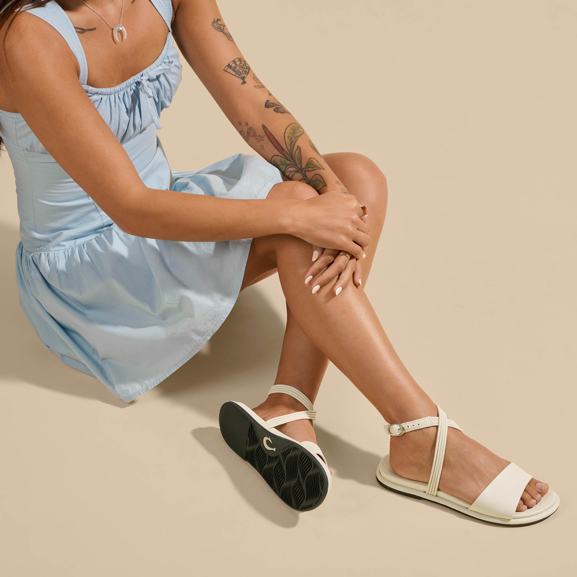 Tiare Wrap - White Sand - Image 4