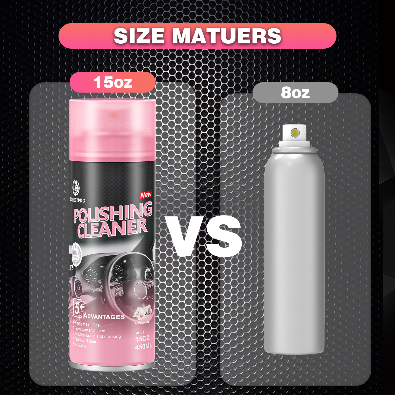 Buy 3 Get Free Shipping | DONKEYPRO Car Interior Cleaner Spray 15oz Anti-UV Polish & Protect - Image 14